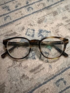Warby Parker Percey Tortoiseshell Round Frames - Brown/Black